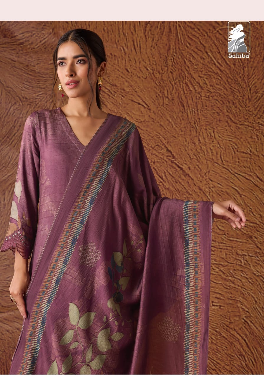 Ashmira By Sahiba Handwork Digital Printed Dress Material Wholesale Shop In Surat